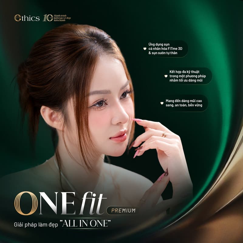 ການເສີມດັງ ONE fit: ປັບໃຫ້ຮູບດັງສະເພາະບຸກຄົນດ້ວຍກະດູກອ່ອນ FITme 3D